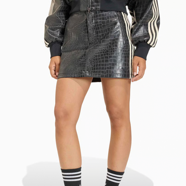 ADIDAS ORIGINALS - PLEATHER SKIRT BLACK