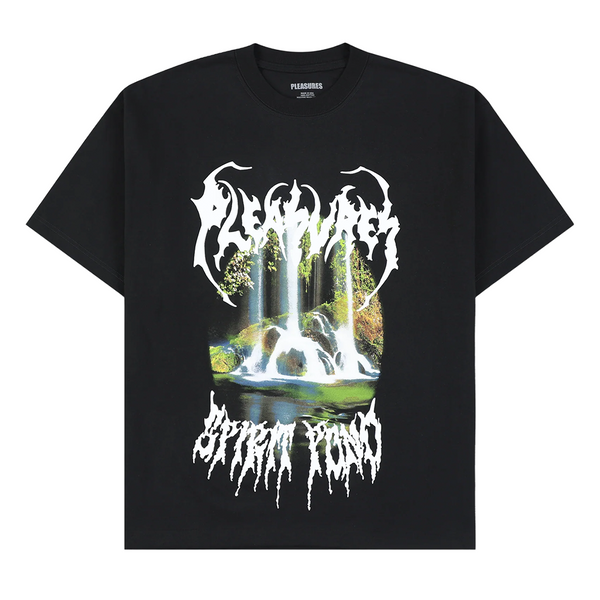 PLEASURES - POND T-SHIRT BLACK