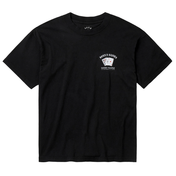 BORN X RAISED - TWO PAIR T-SHIRT BLACK