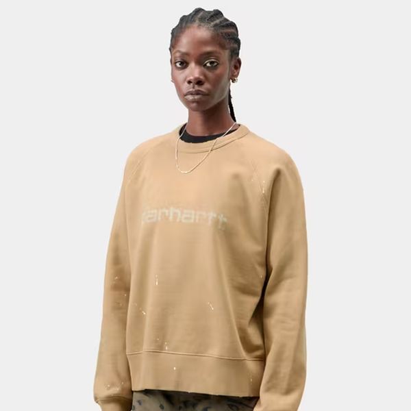 CARHARTT WIP - W' PAINTER SWEAT H BROWN