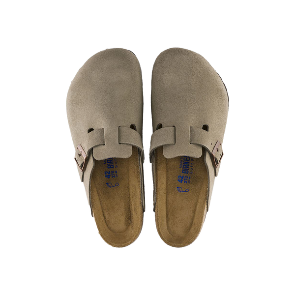 BIRKENSTOCK - BOSTON SFB TAUPE SUEDE LEATHER