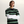 VANS - MESA STRIPE T-SHIRT BLACK/VERDENT