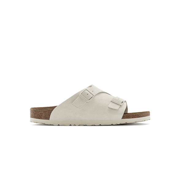 BIRKENSTOCK - ZURICH ELEMENTAL WHITE SUEDE LEATHER