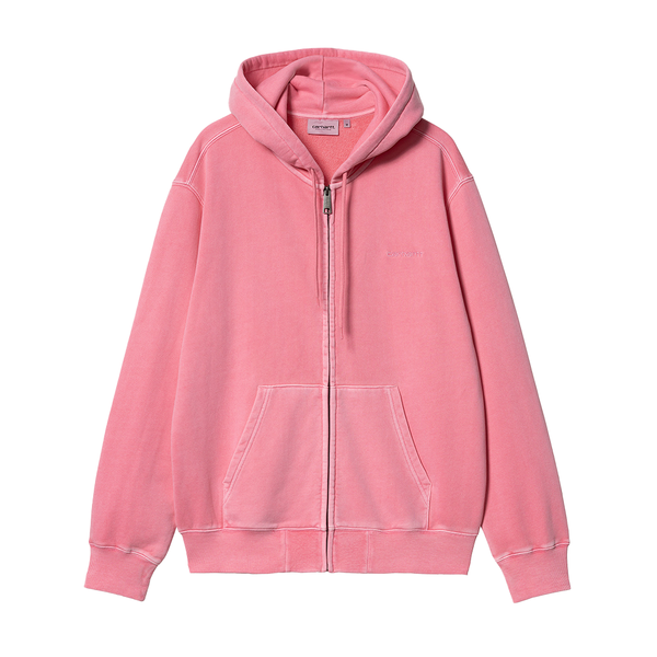 CARHARTT WIP - HOODED DUSTER SCRIPT CHARM PINK