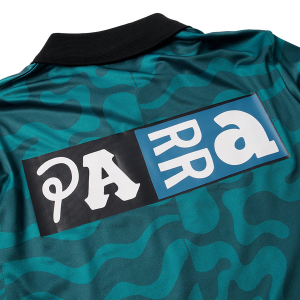 PARRA -  SPORTS FLAGE POLO SHIRT SEA GREEN