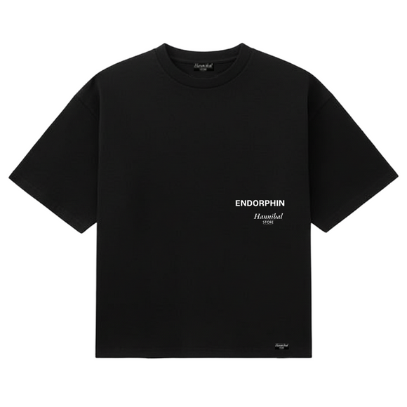 HANNIBAL STORE - ENDORPHIN T-SHIRT BLACK
