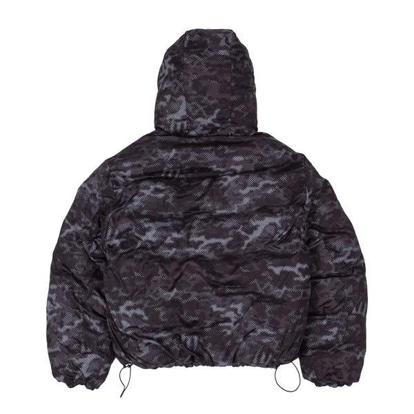 WASTED PARIS - DIGICAMO REVERSIBLE PUFFER JACKET WHITE/BLACK