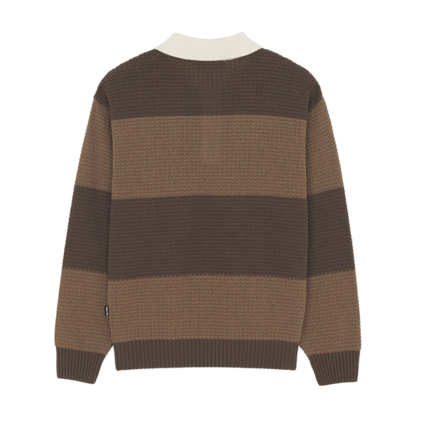 IUTER - SOULS KNIT POLO BROWN