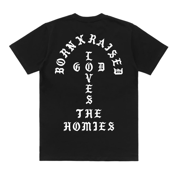 BORN X RAISED - UNCONDITIONAL LOVE T-SHIRT BLACK