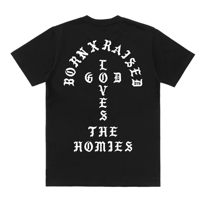 BORN X RAISED - UNCONDITIONAL LOVE T-SHIRT BLACK