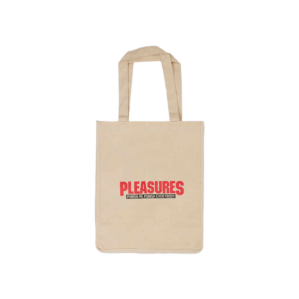 PLEASURES - PUNISH TOTE BAG NATURAL