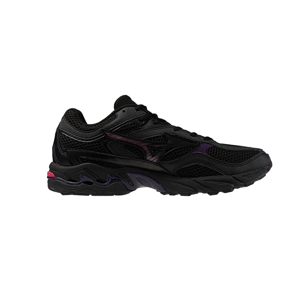 MIZUNO - SHOE WAVE MUSTANG BLACK/PURPLE