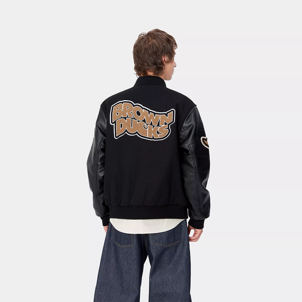 CARHARTT WIP - BROWN DUCKS BOMBER BLACK