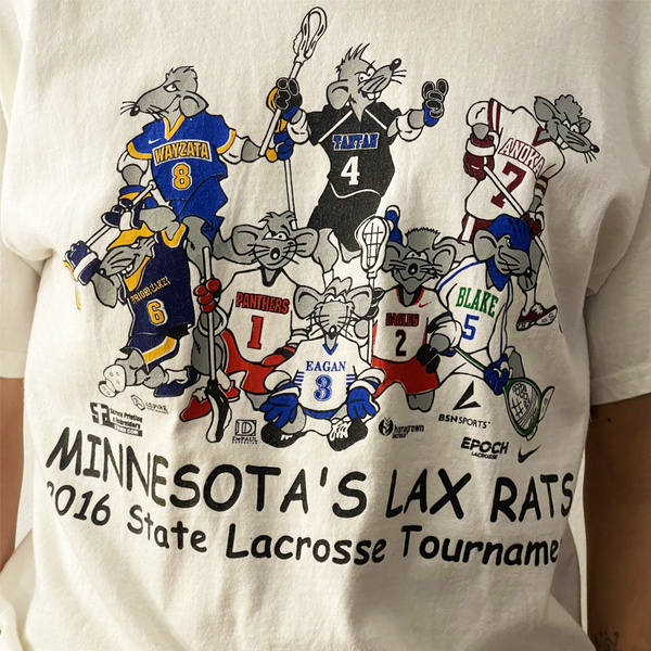 MINNESOTA'S LAX RATS LACROSSE  T-SHIRT