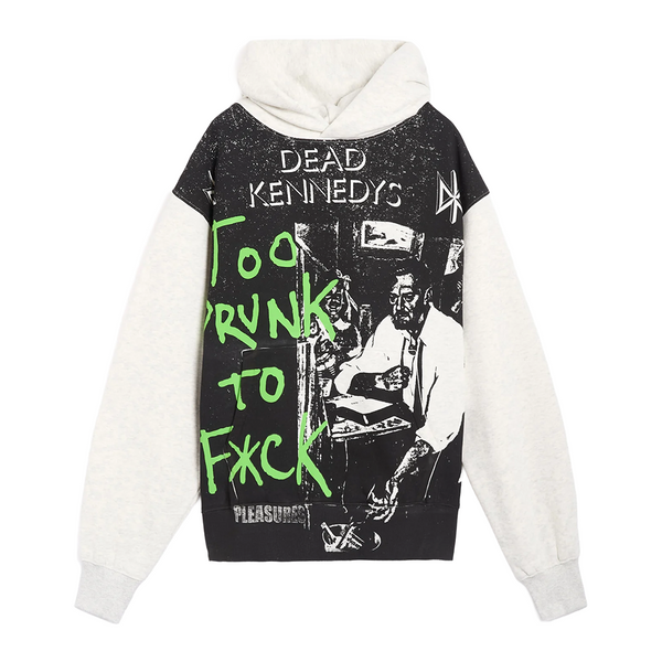 PLEASURES - HOODIE TDTF WHITE