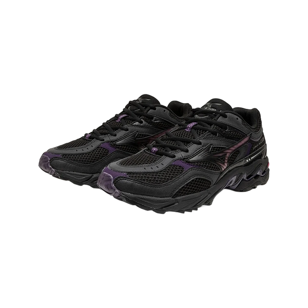 MIZUNO - SHOE WAVE MUSTANG BLACK/PURPLE