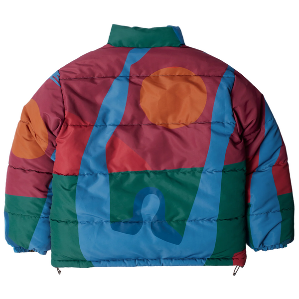 PARRA - PROTECT THE SUN REVERSIBLE PUFFER BROWN