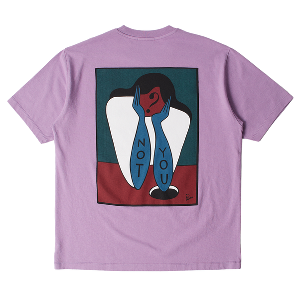 PARRA - NOT YOU T-SHIRT PURPLE