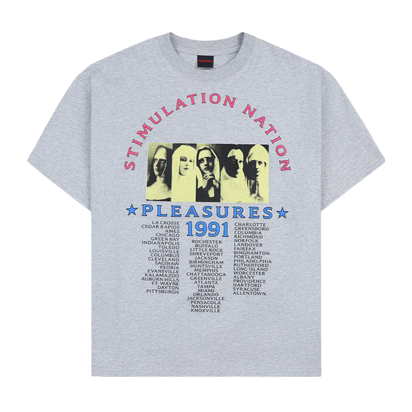 PLEASURES - STIMULATION T-SHIRT HEATHER