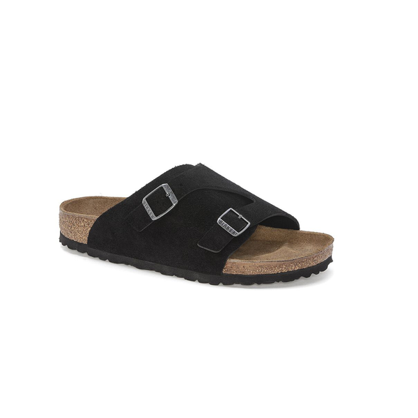 BIRKENSTOCK - ZURICH BLACK SUEDE LEATHER