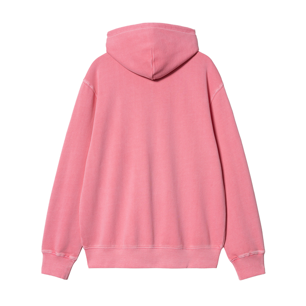 CARHARTT WIP - HOODED DUSTER SCRIPT CHARM PINK