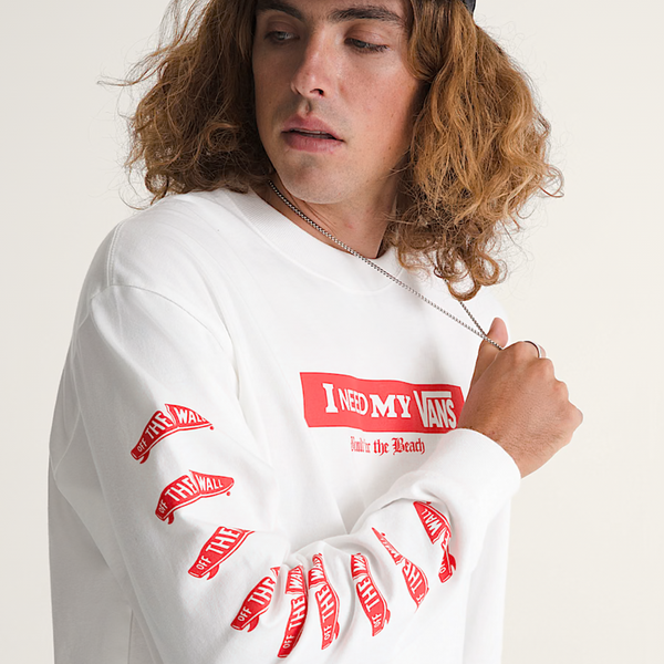 VANS - I NEED MY LS WHITE