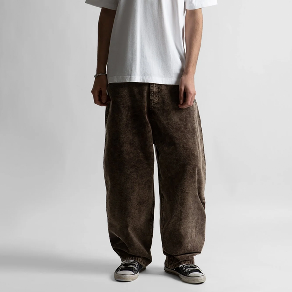 WASTED PARIS - FADED CORDUROY CASPER PANT BROWN