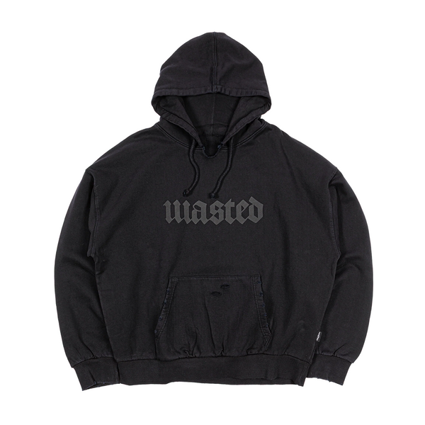 WASTED PARIS - SKIVE BOXY HOODIE BLACK