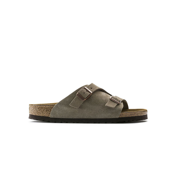 BIRKENSTOCK - ZURICH TAUPE SUEDE LEATHER