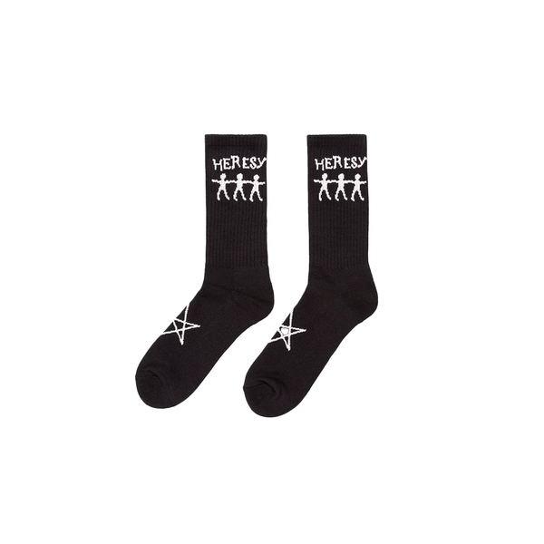 HERESY - UNION SOCKS BLACK