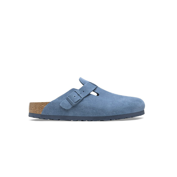 BIRKENSTOCK - BOSTON ELEMENTAL BLUE SUEDE LEATHER