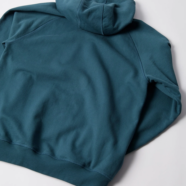 PARRA - CROW LOGO HOODED SWEAT TEAL