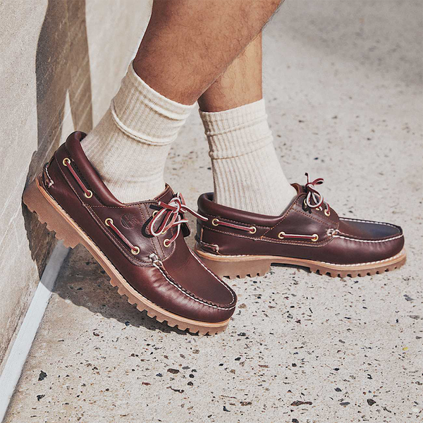 TIMBERLAND - AUTHENTIC BOAT SHOE BROWN