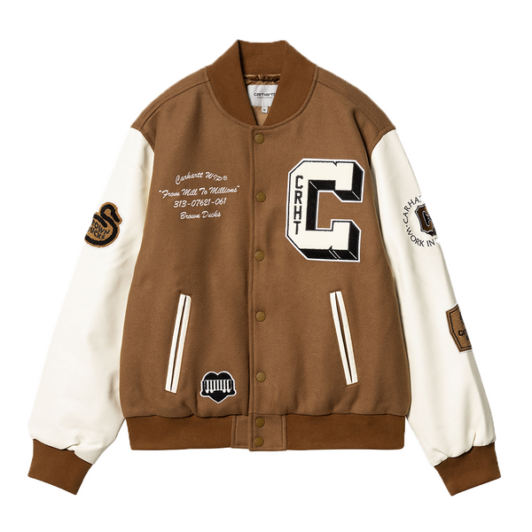 CARHARTT WIP - BROWN DUCKS BOMBER HAMILTON BROWN