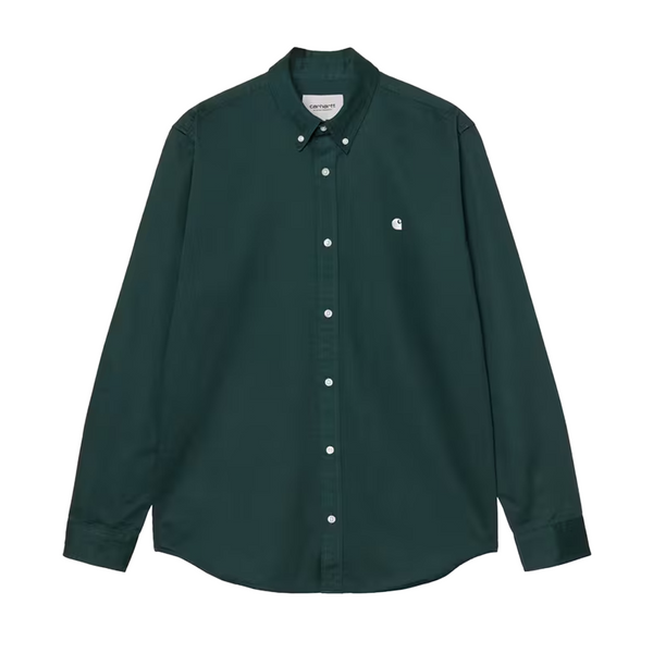 CARHARTT WIP - L/S MADISON SHIRT DARK FIR/WAX