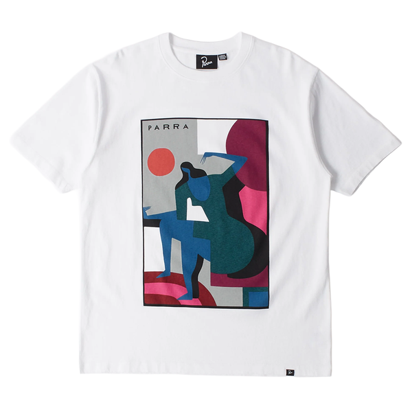 PARRA - BALL TO THE FACE T-SHIRT WHITE