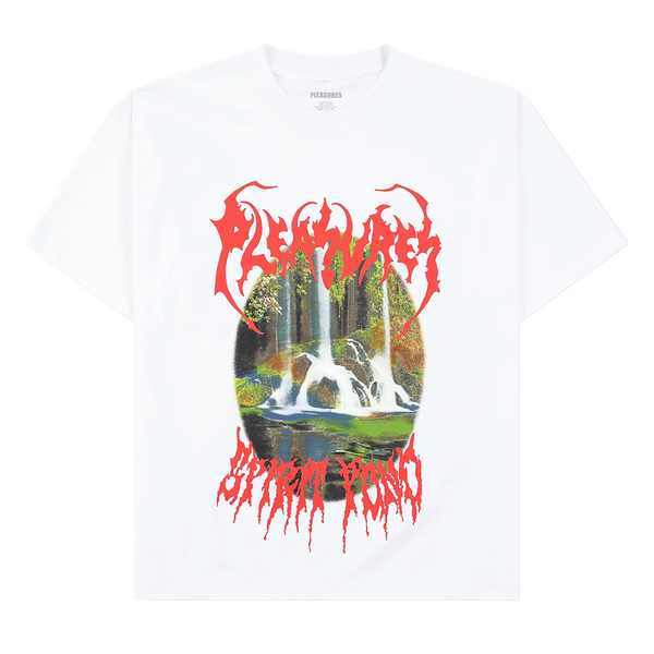PLEASURES - POND T-SHIRT WHITE