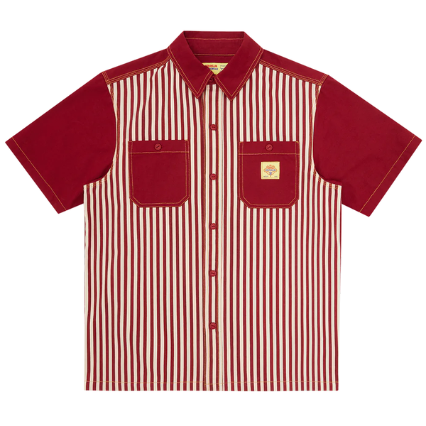 ICECREAM - SHORT SLEEVE WORK SHIRT RED