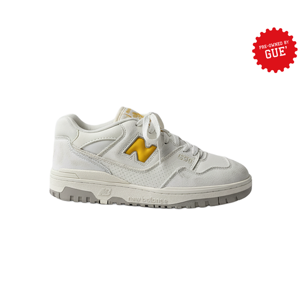 NEW BALANCE  - AUTOGRAPHED SNEAKERS WHITE/YELLOW