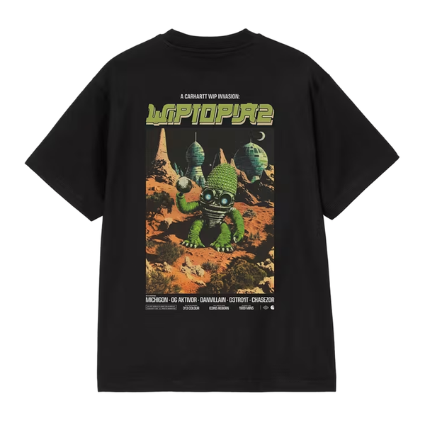 CARHARTT WIP - W' S/S WIPTOPIA II T-SHIRT BLACK