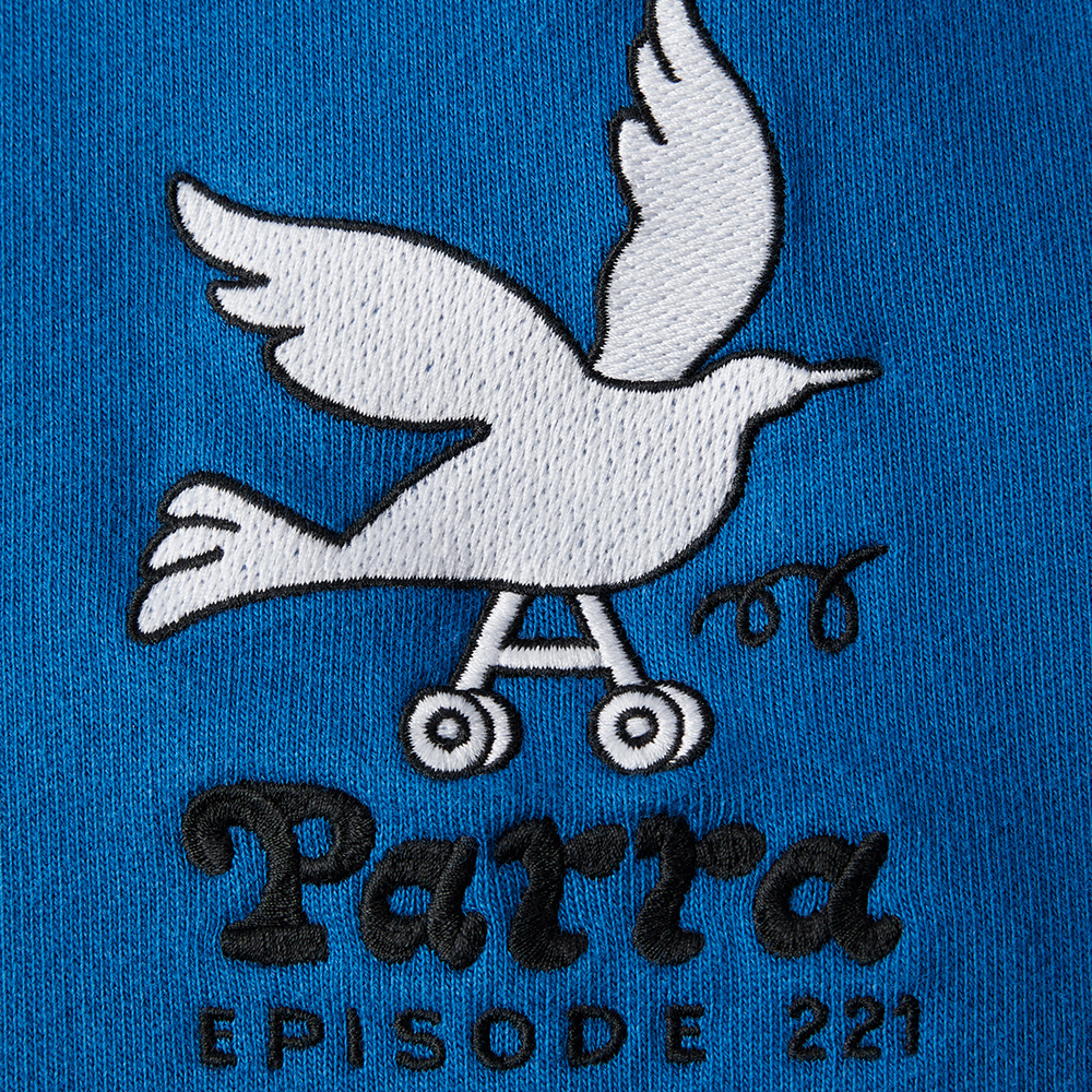 PARRA - WHEEL CHESTED BIRD CREWNECK BLUE