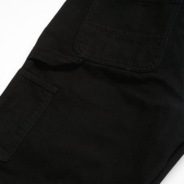 CARHARTT WIP - DOUBLE KNEE PANT BLACK RINSED