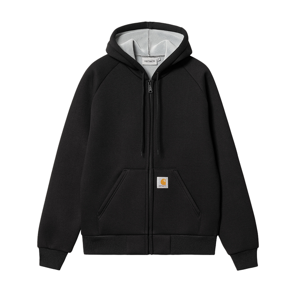 CARHARTT WIP - CAR LUX HOODED JACKET BLACK/GREY