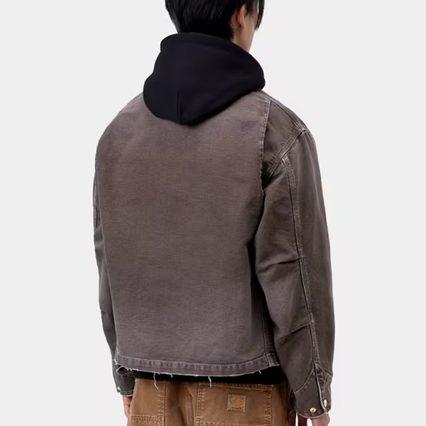 CARHARTT WIP - OG DETROIT JACKET TOBACCO DESTROY
