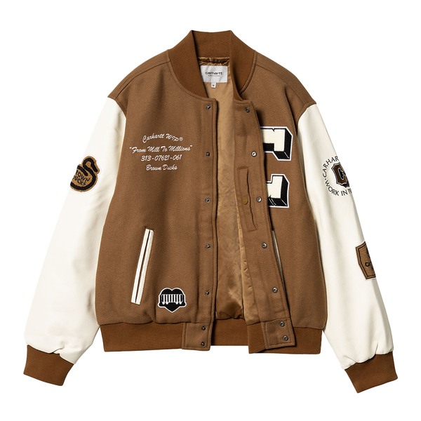 CARHARTT WIP - BROWN DUCKS BOMBER HAMILTON BROWN