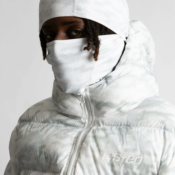 WASTED PARIS - DIGICAMO REVERSIBLE PUFFER JACKET WHITE/BLACK