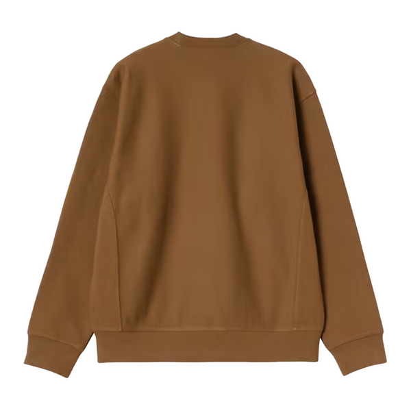 CARHARTT WIP - AMERICAN SCRIPT SWEAT HAMILTON BROWN
