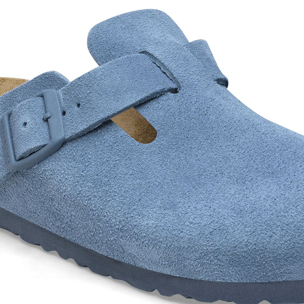 BIRKENSTOCK - BOSTON ELEMENTAL BLUE SUEDE LEATHER