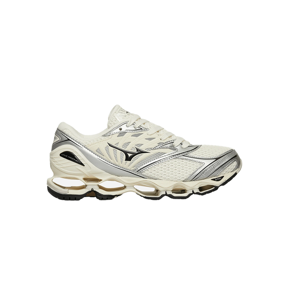 MIZUNO - S.L. WAVE PROPHECY LS PRISTINE/BLACK/SILVER
