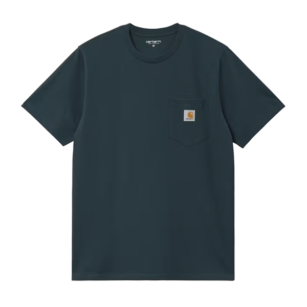 CARHARTT WIP - S/S POCKET T-SHIRT DEEP LAGOON